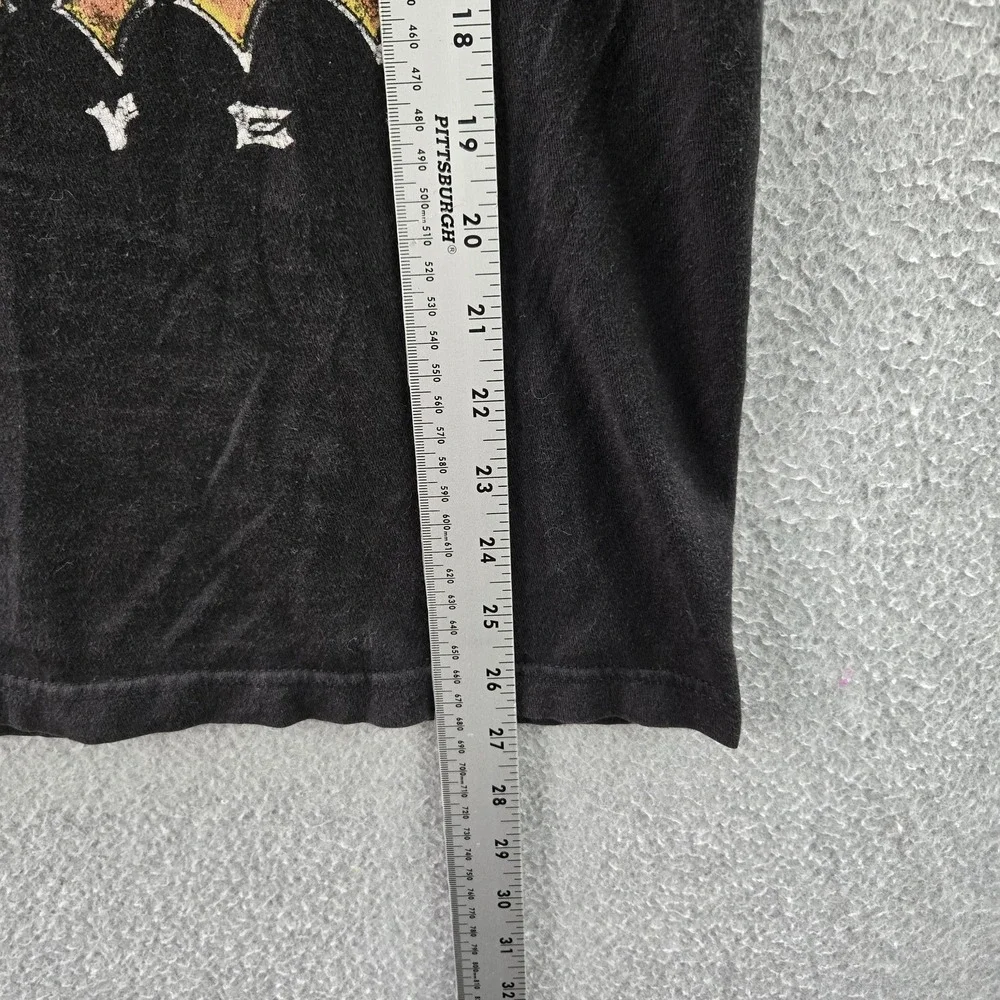 Wu-Tang Men Shirt XL Black Graphic Print Hip Hop Band‎ Tee Logo Short